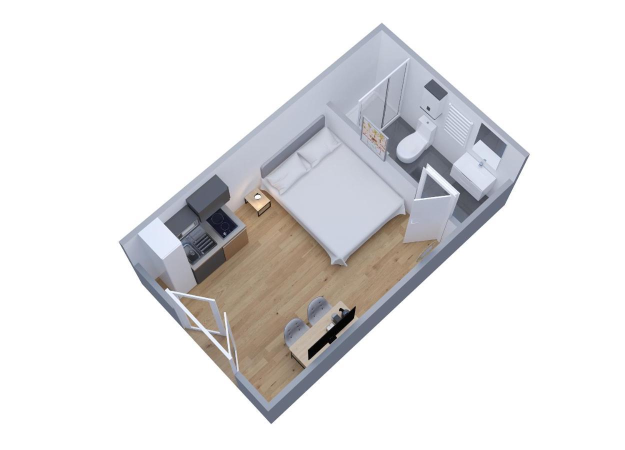Residence Duguay - Centre Ville - Porte B - Appartements Tout Confort - Neuf - Nouveau Lorient Buitenkant foto